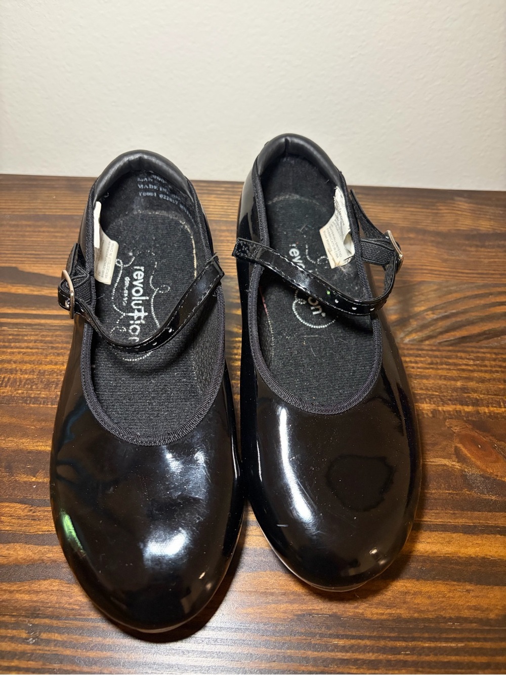 Revolution Girls Black Tap Shoes